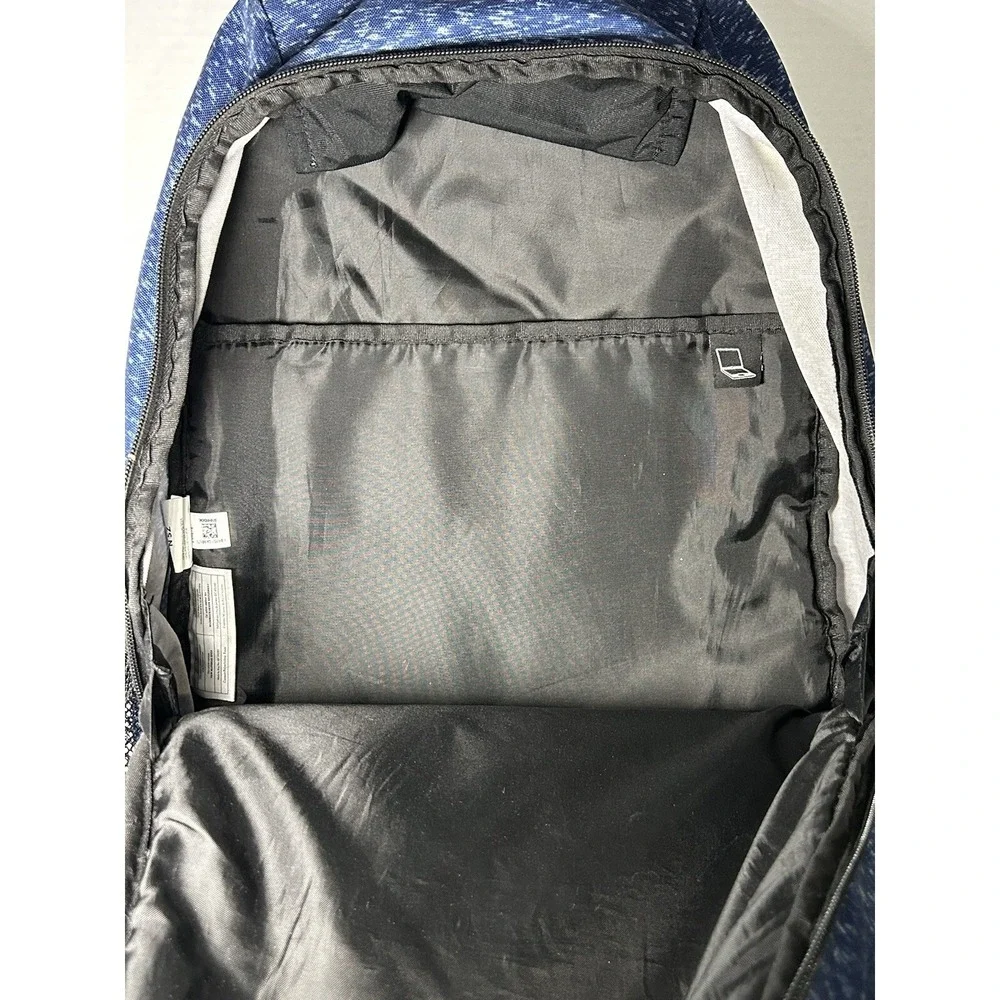Reebok Blue Black Water Resistant Comfort Straps Backpack Padded